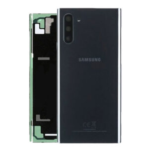OEM Rear Back Glass / Battery Cover With Camera Lens For Samsung N970 Galaxy Note 10 - Aura Black