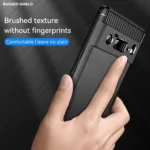 Matte TPU Shockproof Gel Case Cover With Carbon Fibre Effect For Pixel 6 Series - Image 2