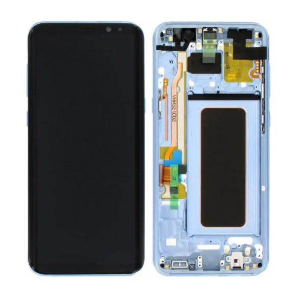 Genuine Samsung G955 Galaxy S8 Plus LCD Screen & Touch Digitiser - Coral Blue