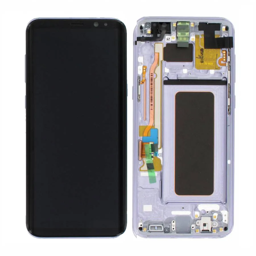 Genuine Samsung G955 Galaxy S8 Plus LCD Screen & Touch Digitiser - Orchid Grey