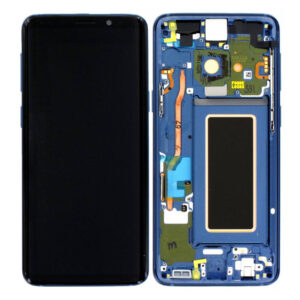LCD Screen & Touch Digitiser With Frame & Battery For Samsung G960 Galaxy S9 - Blue - OEM Pulled