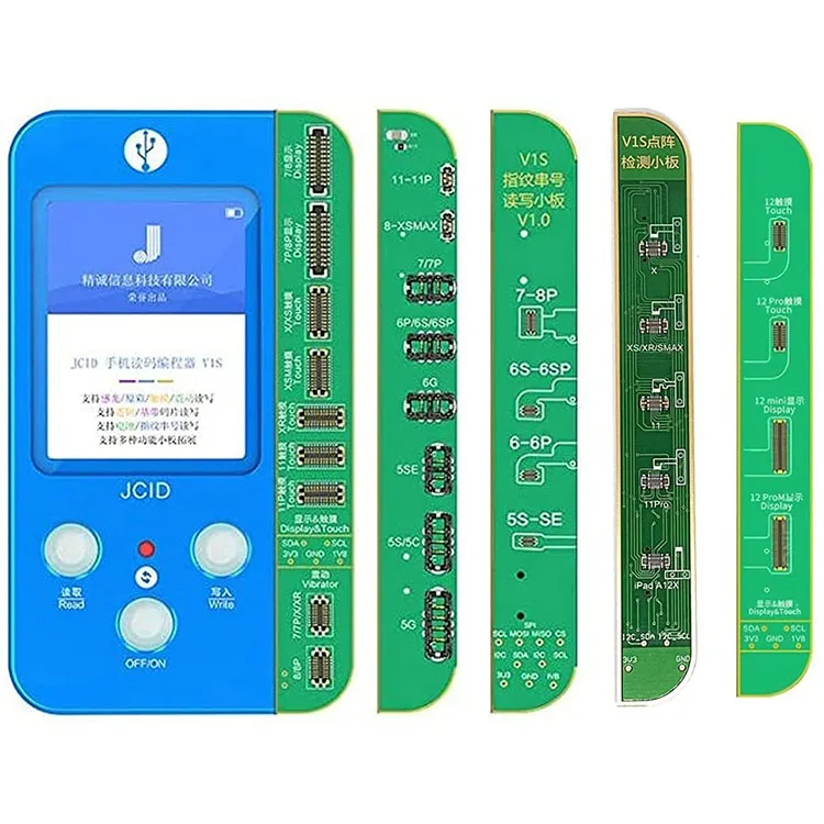 JC V1S 5-IN-1 Data Programmer True Tone Brightness / Battery / Fingerprint Full Set