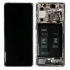 LCD Screen & Touch Digitiser With Frame & Battery For Oppo Find X3 Neo – Silver – OEM Pulled
