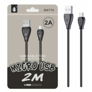2A 2 Metre Micro USB Charge / Data Sync Cable – Retail Packed