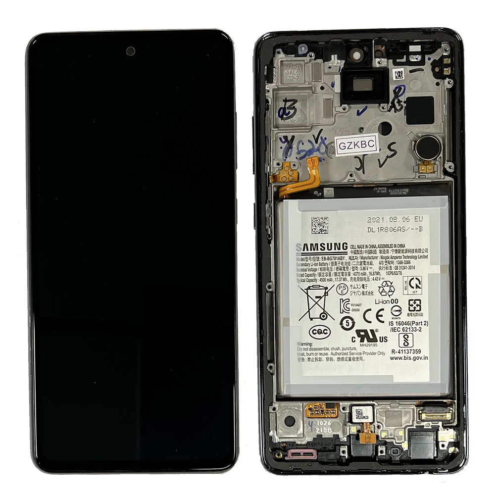 a555glcdoem.jpg LCD Screen & Touch Digitiser With Frame & Battery For Samsung A526B Galaxy A52 5G - OEM Pulled