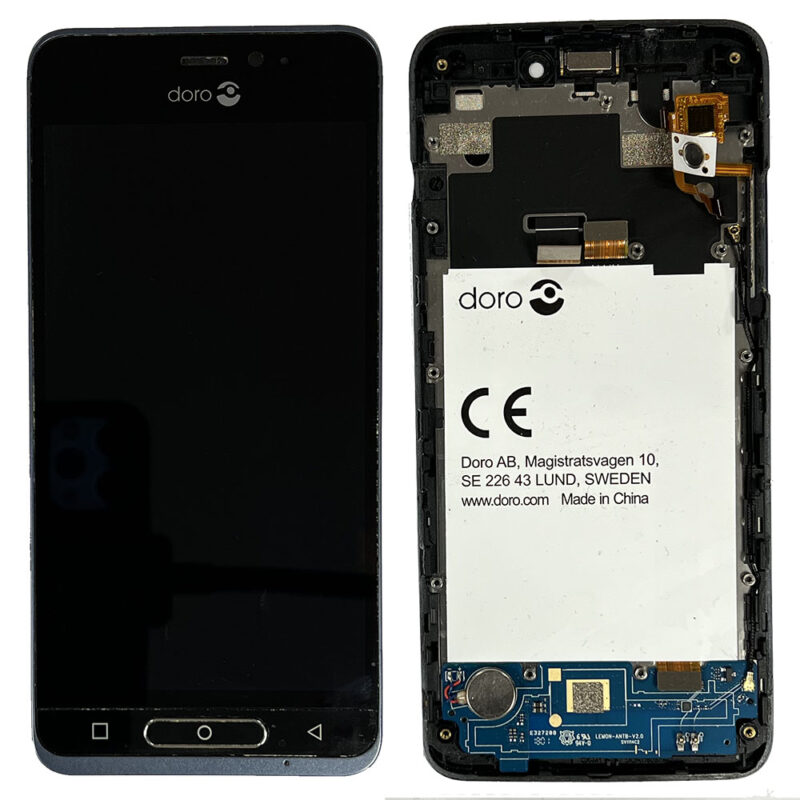 LCD Screen & Touch Digitiser With Main Flex For Doro 8035 DSB-0170 - Blue - OEM Pulled