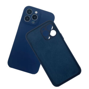 Silicone Liquid Rubber Soft Feel Case With Camera Lens Cover For All iPhone 13 Series