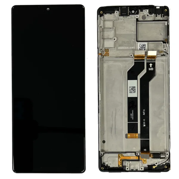 LCD Screen & Touch Digitiser With Frame For Sony Xperia L4 – Black - OEM Pulled