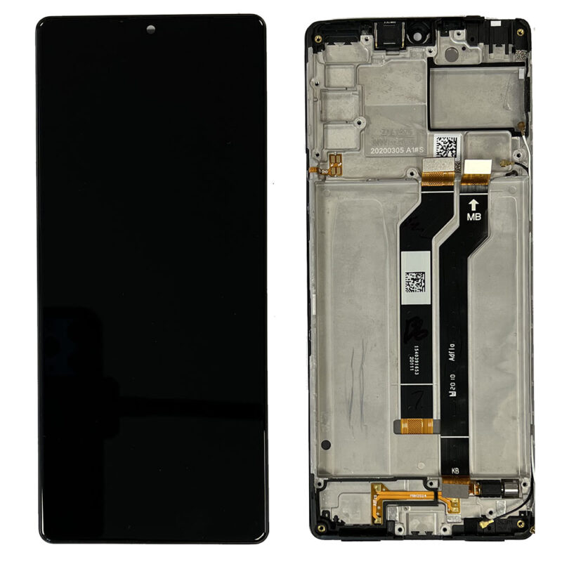 LCD Screen & Touch Digitiser With Frame For Sony Xperia L4 – Black - OEM Pulled