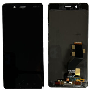 LCD Screen & Touch Digitiser With Home Flex For Nokia 8 - OEM Pulled