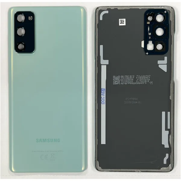 Rear Back / Battery Cover With Camera Lens For Galaxy S20 FE - Cloud Mint - OEM Pulled