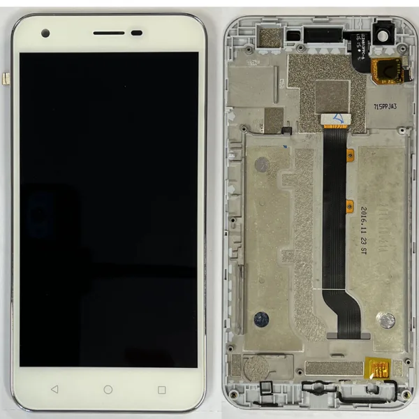 LCD Screen & Touch Digitiser With Frame Vodafone VFD995 Smart Ultra 6 – White – OEM Pulled