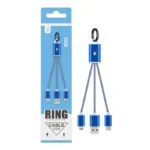 Keychain 2 in 1 USB Data Cable