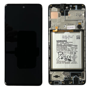 LCD Screen & Touch Digitiser With Frame & Battery For Samsung A515 Galaxy A51 - OEM Pulled