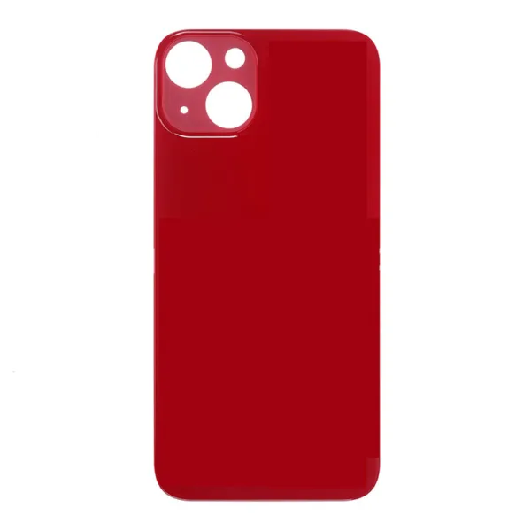 Rear Back Glass Battery Cover Big Camera Hole Easy Fitting For iPhone 13 - Red
