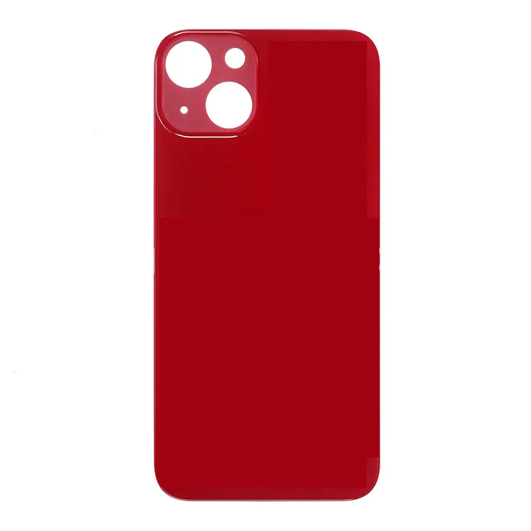 Rear Back Glass Battery Cover Big Camera Hole Easy Fitting For iPhone 13 - Red