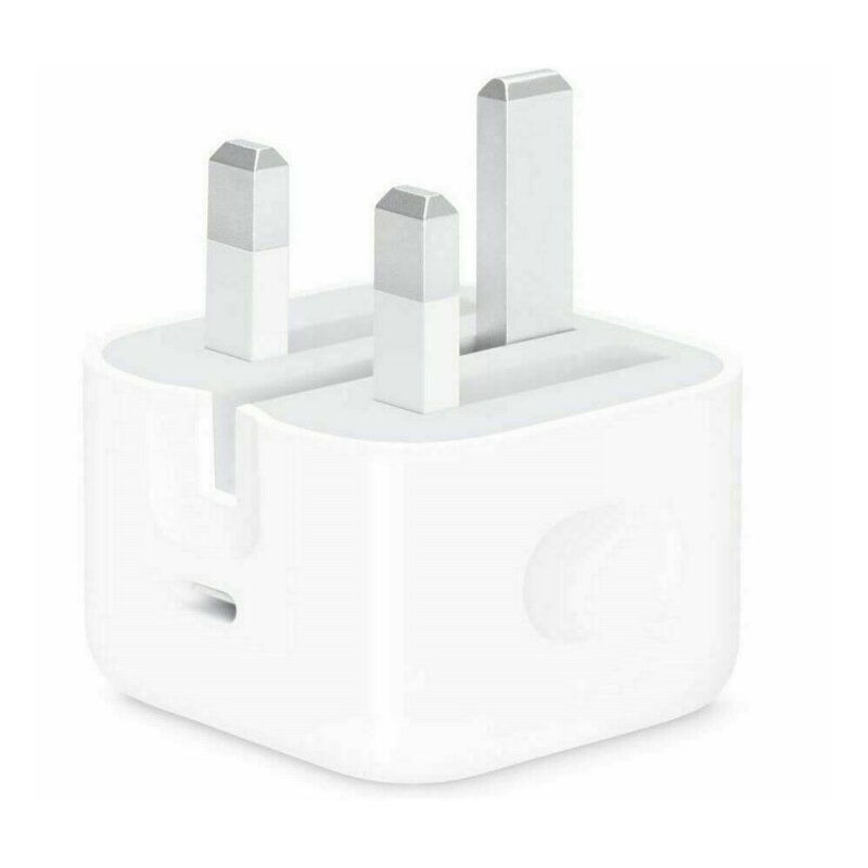 Genuine Apple A1696 18W 3 Pin UK USB-C Mains Charger Power Adapter