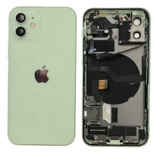 Rear Back Housing With Parts For iPhone 12 - Green - OEM Pulled