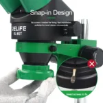 RELIFE RL-033D Microscope Snap-On LED Lamp With Dust Cover - Black - Image 2