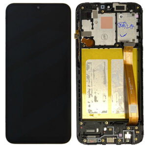 LCD Screen & Touch Digitiser With Battery For Samsung A202F Galaxy A20e - OEM Pulled