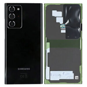 OEM Rear Back Glass / Battery Cover With Camera Lens For Samsung N986 Galaxy Note 20 Ultra - Black
