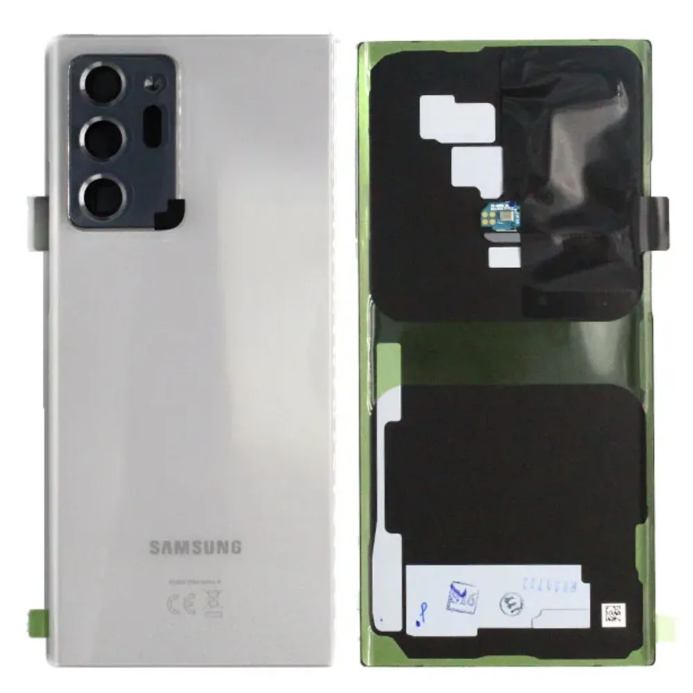 note20ultrawhite-1.jpg OEM Rear Back Glass / Battery Cover With Camera Lens For Samsung N986 Galaxy Note 20 Ultra - White