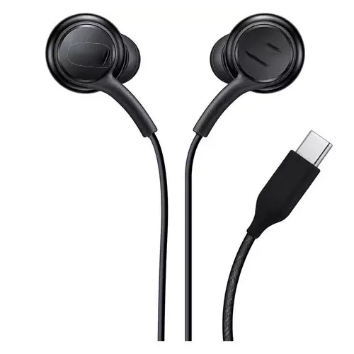 typecbraided.jpg Type-C Nylon Braided Headset / Handsfree - Black