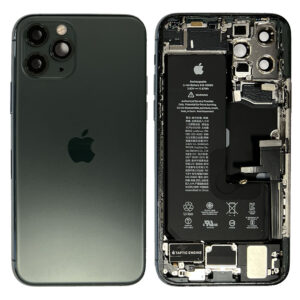 Rear Back Housing With Parts & Battery For iPhone 11 Pro Max – Green – OEM Pulled