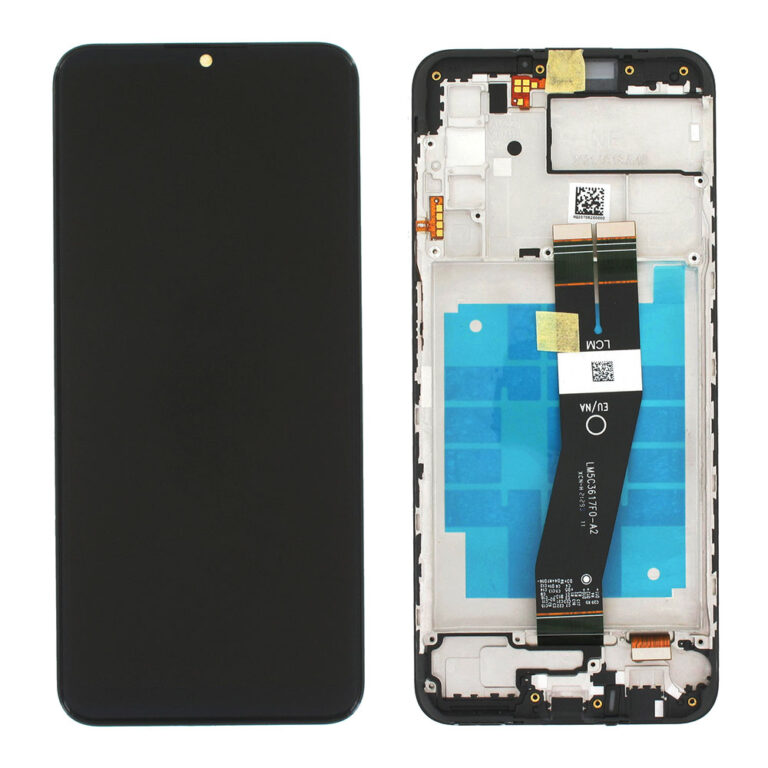 Genuine Samsung A037 Galaxy A03S LCD Screen & Touch Digitiser On Frame - UK EU Version