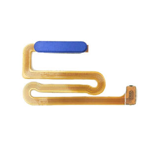 Power Button Fingerprint Sensor Flex Cable For Samsung A125 Galaxy A12 - Blue - OEM Pulled
