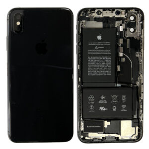 Rear Back Housing With Parts & Battery For iPhone XS Max – Grey – OEM Pulled