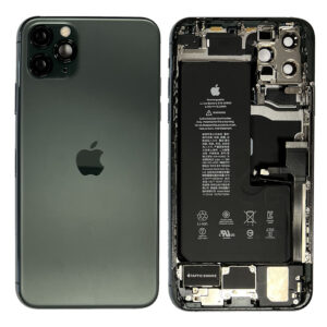 Rear Back Housing With Parts & Battery For iPhone 11 Pro Max – Green – OEM Pulled