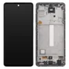 Genuine LCD Screen & Touch Digitiser On Frame For Samsung A528B Galaxy A52s 5G - Black