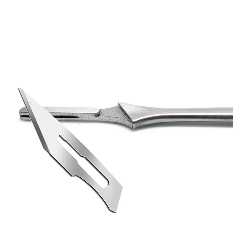 Stainless Steel Surgical Tool With 10 Blades - Image 1