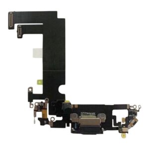 Charging Port Dock Connector Flex Cable & Microphones For iPhone 12 mini - Black