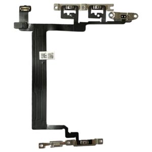 Power Volume Mute Button Flex Cable With Brackets For iPhone 13 mini