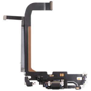 Charging Port Dock Connector Flex Cable & Microphones For iPhone 13 Pro Max - Graphite