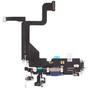 Charging Port Dock Connector Flex Cable & Microphones For iPhone 13 Pro - Sierra Blue
