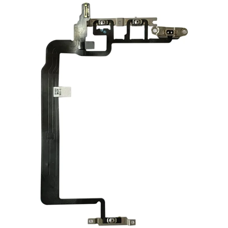 iph13pmpower.jpeg Power Volume Mute Button Flex Cable With Brackets For iPhone 13 Pro Max