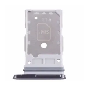 For Samsung Galaxy S24 / S24+ Plus Dual SIM Card Tray Holder - Black - OEM Pulled