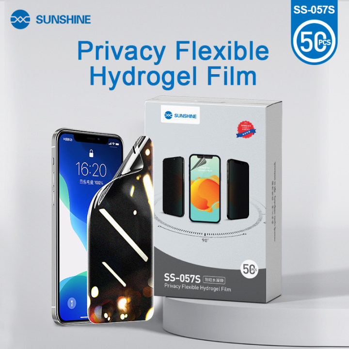 Sunshine SS-057S Privacy Flexible Hydrogel Film 180mm (50 Pieces)