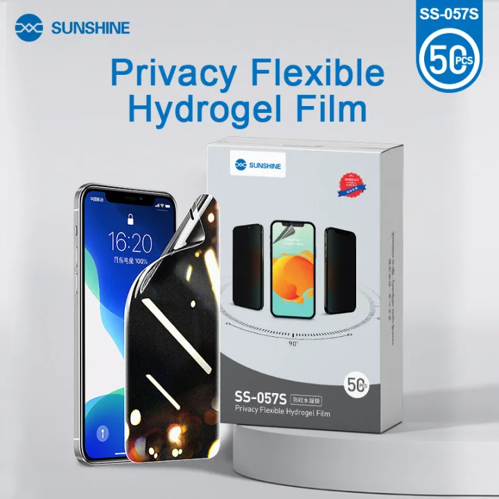 Sunshine SS-057S Privacy Flexible Hydrogel Film 180mm (50 Pieces)