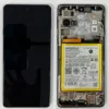 LCD Screen Touch Digitiser With Frame Battery For Motorola Edge 20 XT2143 – Black - OEM Pulled