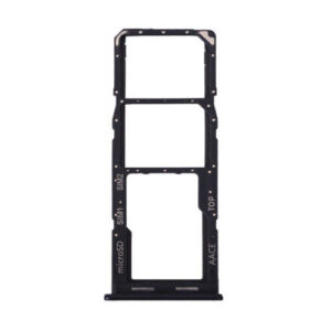 Dual SIM Card Memory Card Tray Holder For Samsung Galaxy A13 - Black
