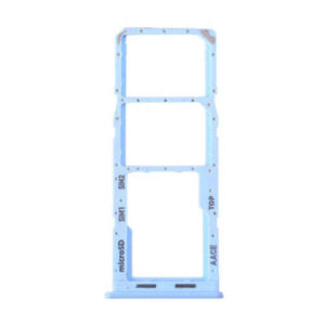 Dual SIM Card Memory Card Tray Holder For Samsung Galaxy A13 - Blue