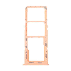 Dual SIM Card Memory Card Tray Holder For Samsung Galaxy A13 - Peach