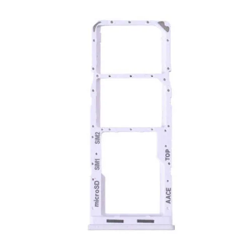 a13white.jpg Dual SIM Card Memory Card Tray Holder For Samsung Galaxy A13 - White