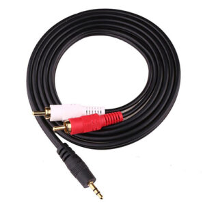1.5m 3.5mm Stereo Male Jack To RCA AV Cable