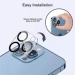 Camera Lens & 3D Surround Clear Tempered Glass Protector For All iPhone 14 Models - Image 2