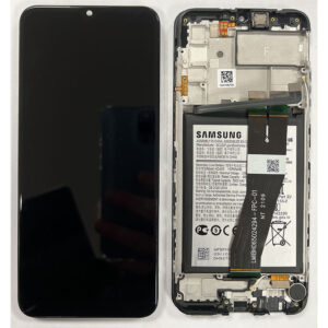 LCD Screen & Touch Digitiser With Frame For Samsung A025F Galaxy A02S – OEM Pulled